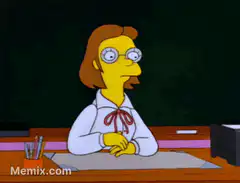 Mrs. Krabappel Bitcoin Button