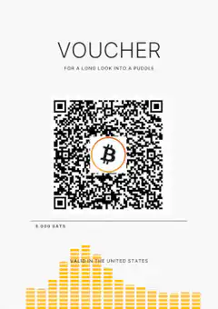 Bitcoin Voucher with Audio Visualizer
