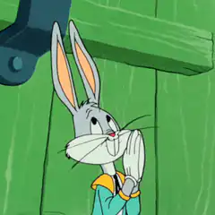 Bugs Bunny rubbing hands together