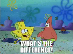 SpongeBob and Patrick What's the Difference