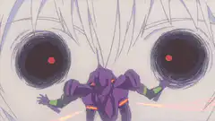 Evangelion Unit-01 in Rei's eyes
