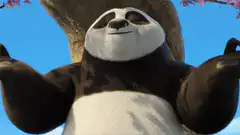 Po meditating with inner peace