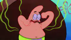 Patrick Star reacts to a bad smell