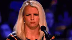 Britney Spears sad face