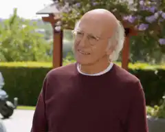 Larry David Smirking and Laughing