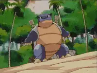 Blastoise with Squirtle and Wartortle army