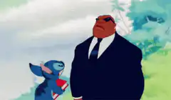Stitch throws book at Jumba