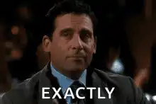 Michael Scott Exactly GIF