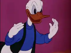 Donald Duck angry laugh