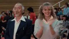 Mr. Miyagi and Ali Mills clapping