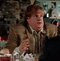 Dewey Cox eating rapidly
