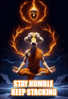 Meditating Ram with Fire Aura