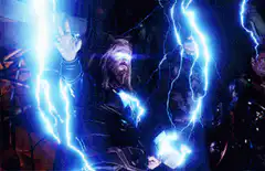 Thor summons lightning