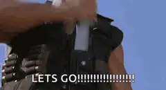 Dwayne Johnson loads gun LETS GO