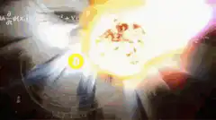 Bitcoin coin orbiting a black hole