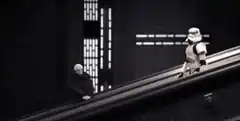 Stormtrooper escalator greetings