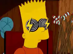 Bart Simpson hypnotized