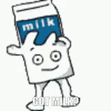 Got Milk? cartoon milk carton