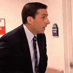 Michael Scott shocked face