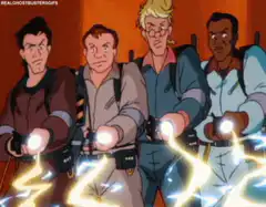 Ghostbusters firing proton packs