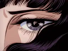 anime eye close up