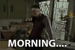 Bilbo Baggins Morning Coffee