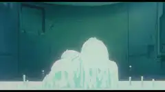 Rei Ayanami emerging from liquid