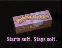 Hubba Bubba gum commercial