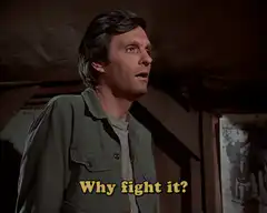 Why fight it? I might as well go crazy