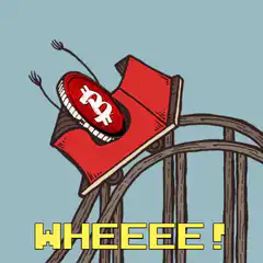 Bitcoin roller coaster wheeee