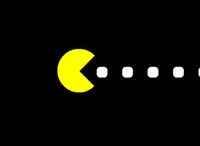 Pac-Man eats a dot