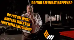 Do you see what happens when you fuck with shitcoins?