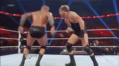 Wrestler slams opponent in ring