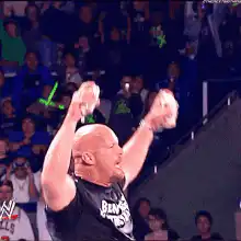 Bubba Ray Dudley smashes a beer bottle