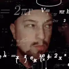Math Guy Thinking