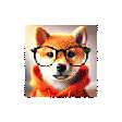 Hipster Doge zooming in