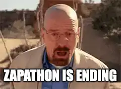 Walter White Zapathon is Ending