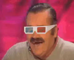 Jim Norton 3D Glasses Laughing