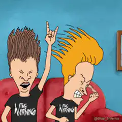 Beavis and Butt-Head screaming