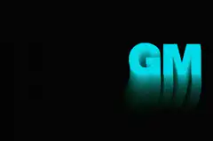 Colorful 3D GM Logo Animation
