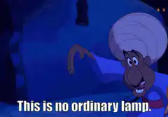 Genie This is no ordinary lamp