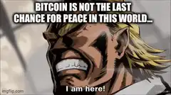JoJo Bitcoin Peace Meme