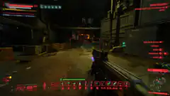 Cyberpunk 2077 first-person gameplay