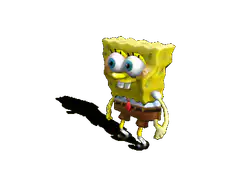 3D SpongeBob dancing