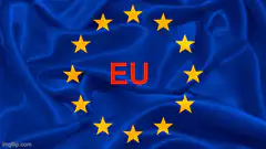 EU flag changes to FU