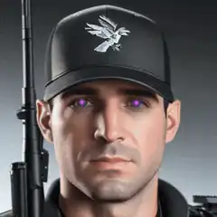 Ghost eyes glow purple