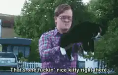 That's one fuckin' nice kitty right there