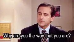 Michael Scott Why Are You The Way That You Are