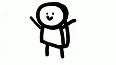 stick figure waving help