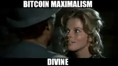 Bitcoin Maximalism Divine Kiss